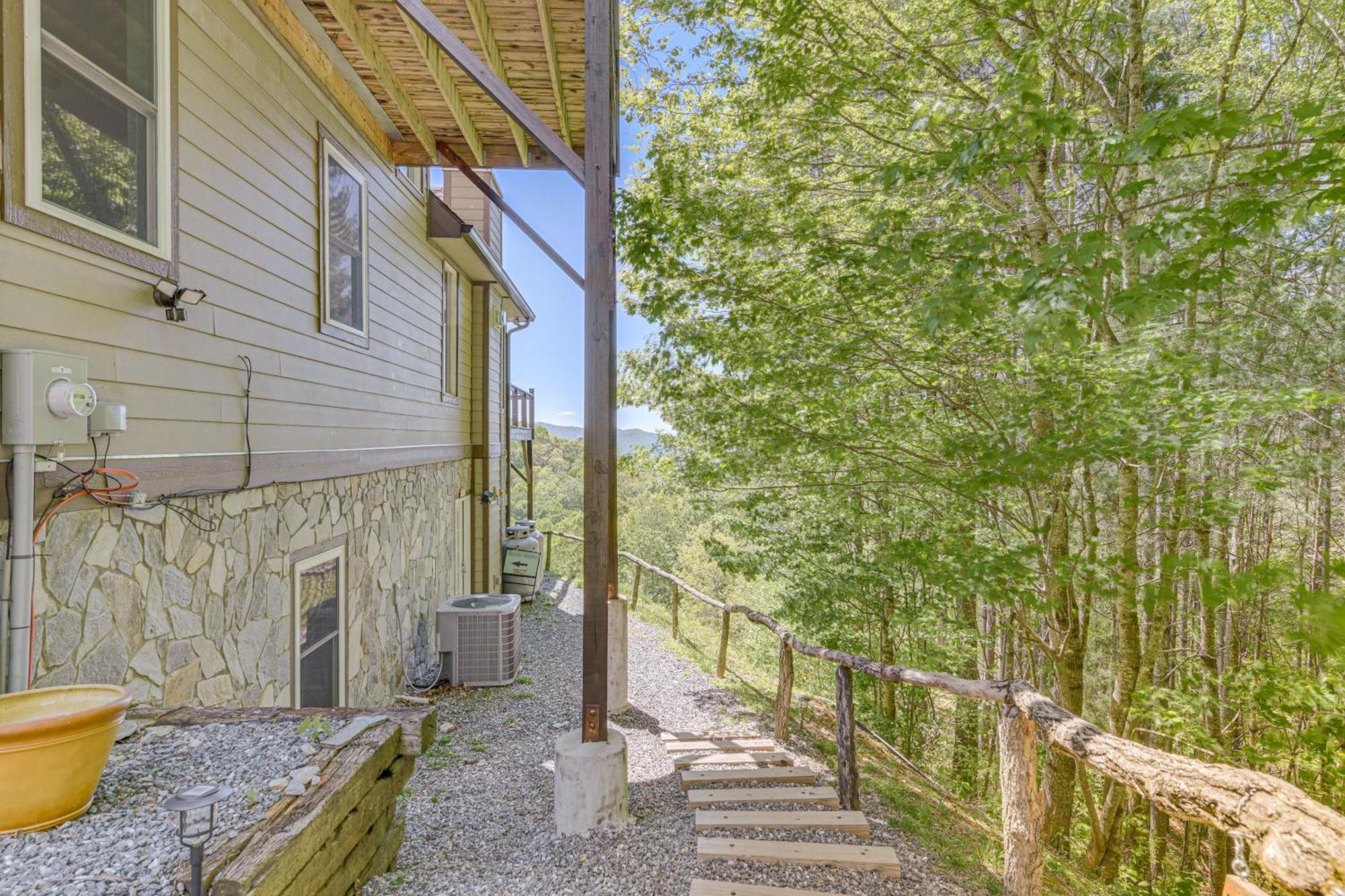 Sweeping Smoky Mountains Vacation Rental Whittier Bagian luar foto
